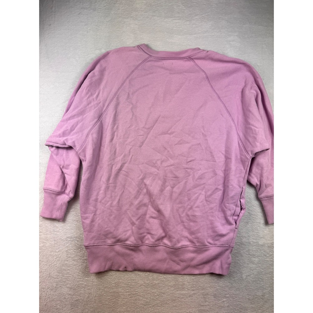 Aerie Womens Medium Lavender Purple Raglan Crewneck Sweatshirt Pullover - Picture 5 of 5